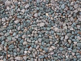 grey and blue pebbles